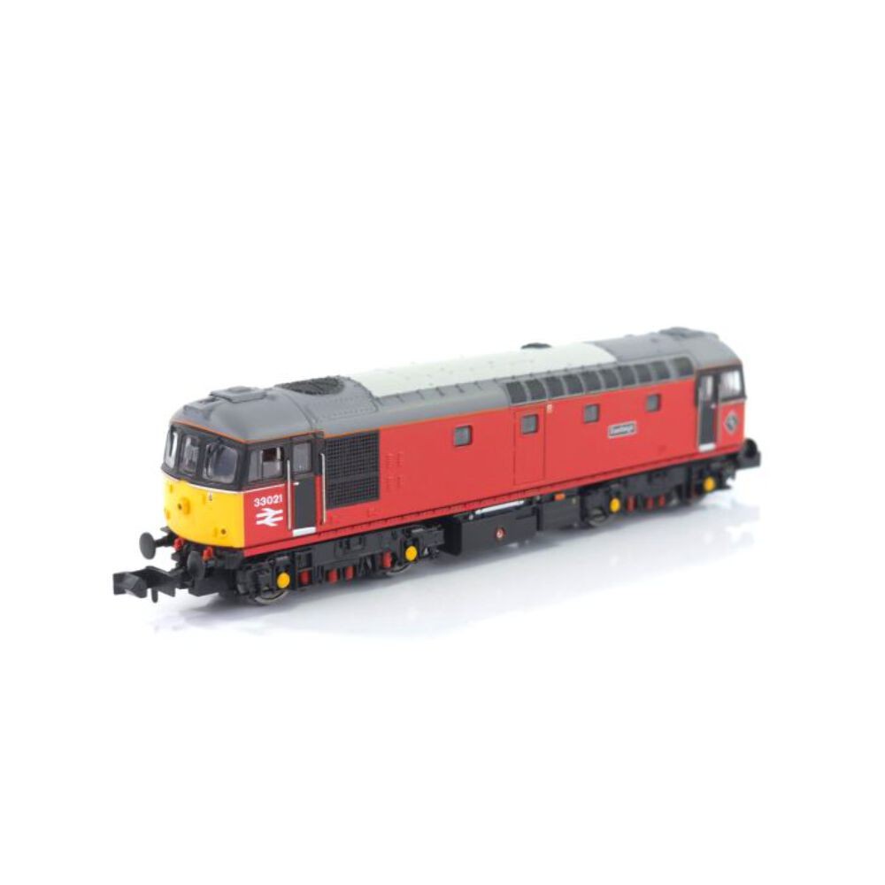 Gaugemaster GM2210601 N Gauge Class 33 021 ‘Eastleigh’ Parcels Red
