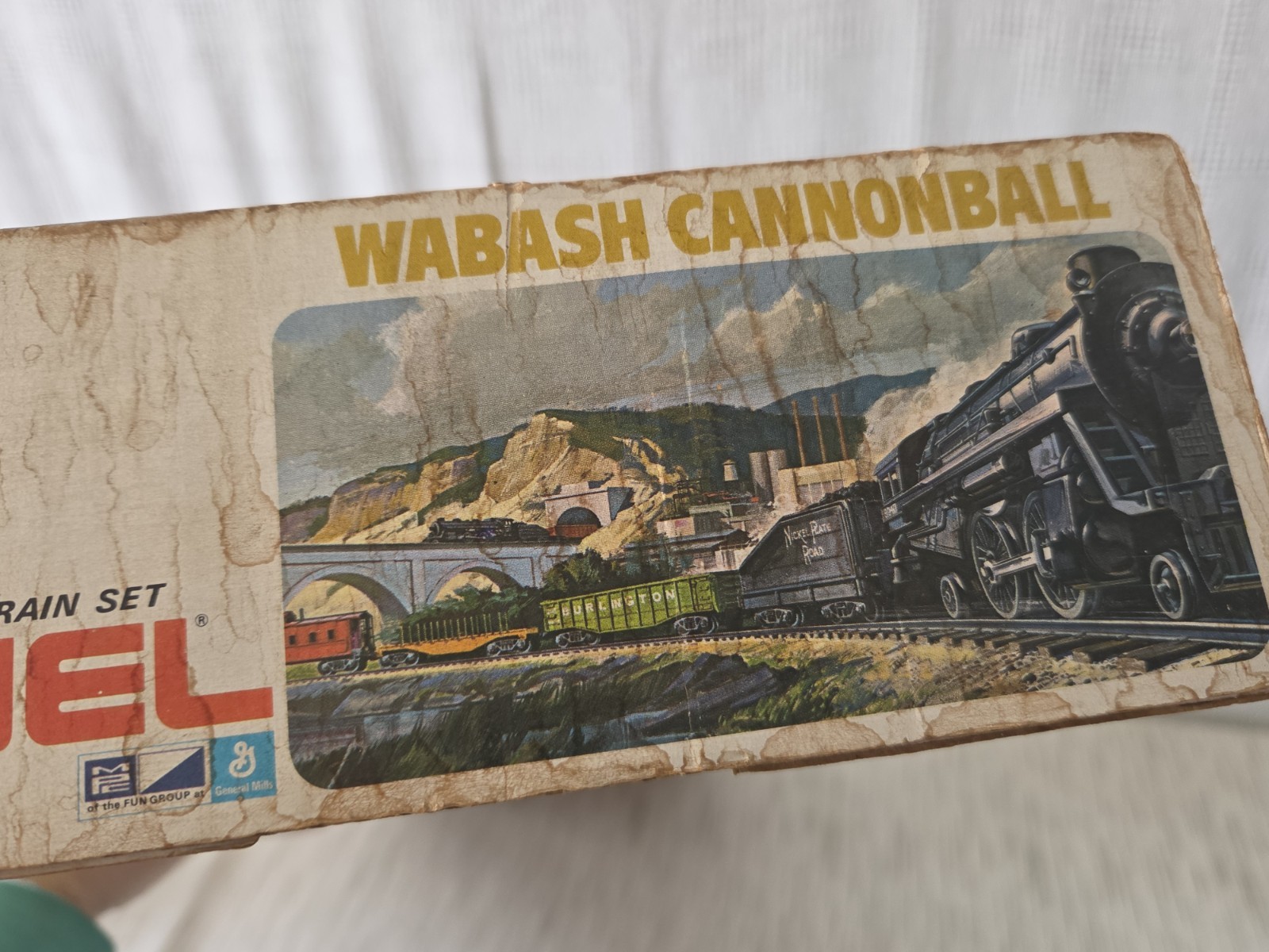 Vintage 0-27 Gauge Lionel Wabash Cannonball Electric Train Set #6–1081 W/Box