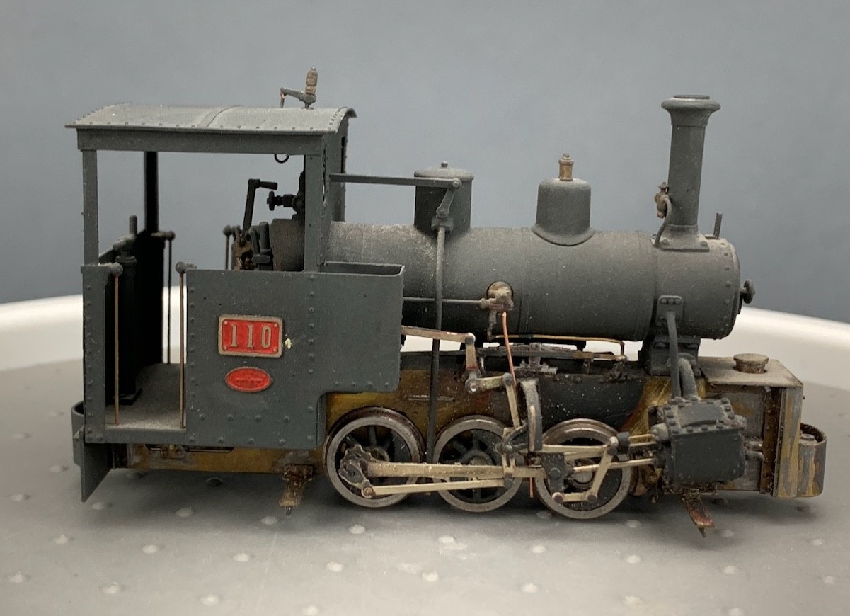 1:43 On2 Wrightlines Hudson Hudswell 0-6-0WT Steam Locomotive #110 JER O3401