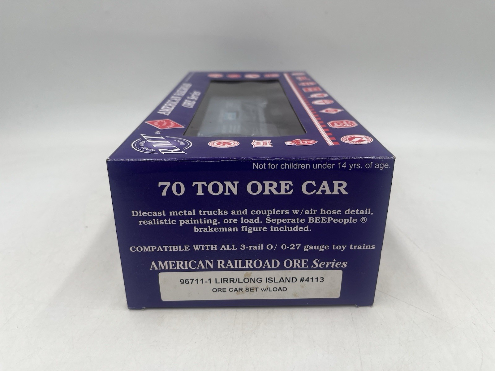 O Gauge American Railroad Legends 96711-1 Long Island Ore Car With Load 4113