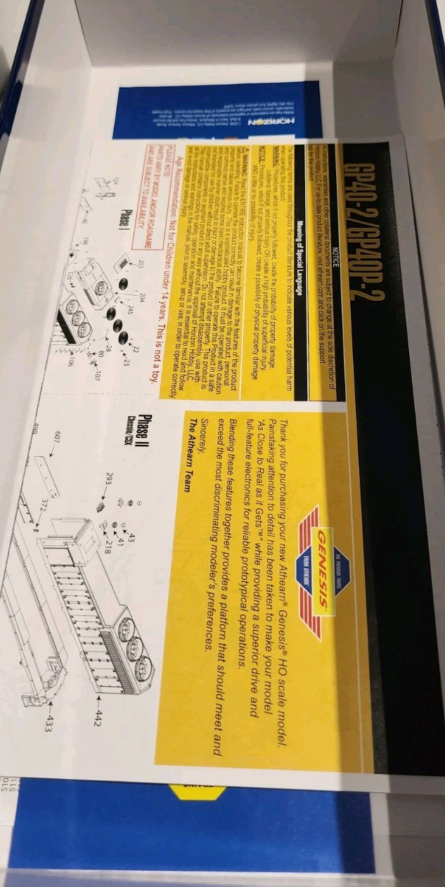 Athearn Genesis HO Scale GP40-2 Diesel Rio Grande #3113