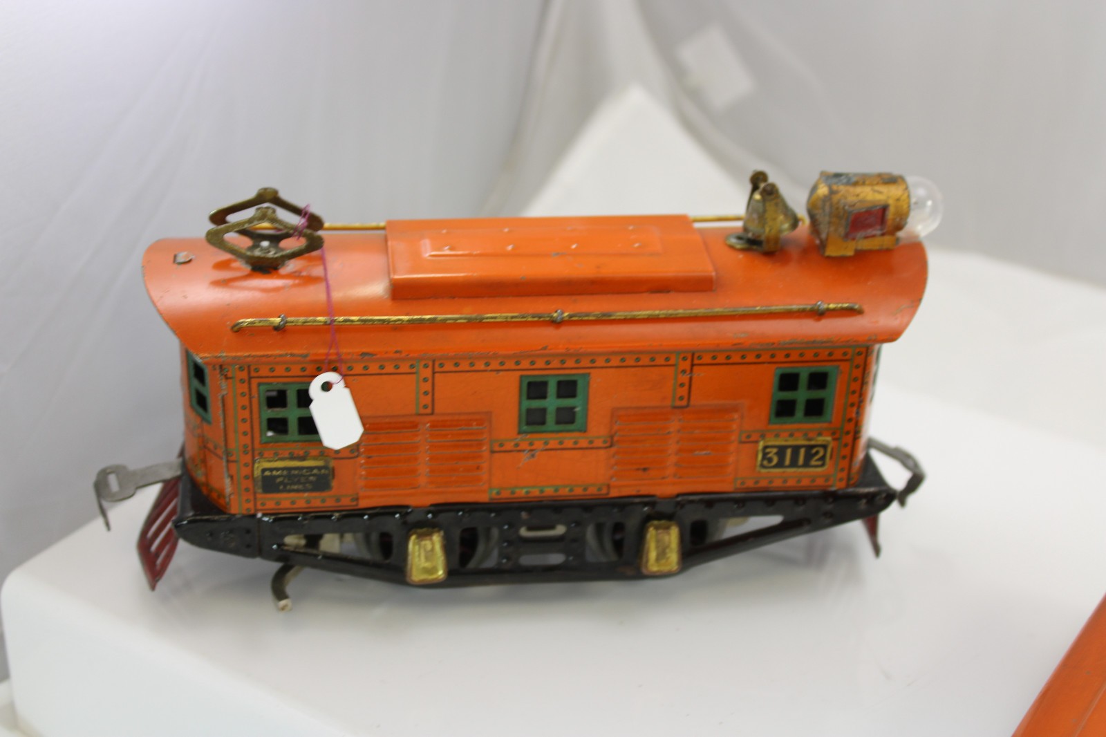 O Gauge – Pre-War American Flyer – Paul Revere Boxcab Set – Orange