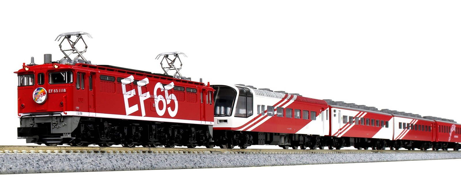KATO 3061-3 EF65 1118 Rainbow Electric Locomotive N Gauge