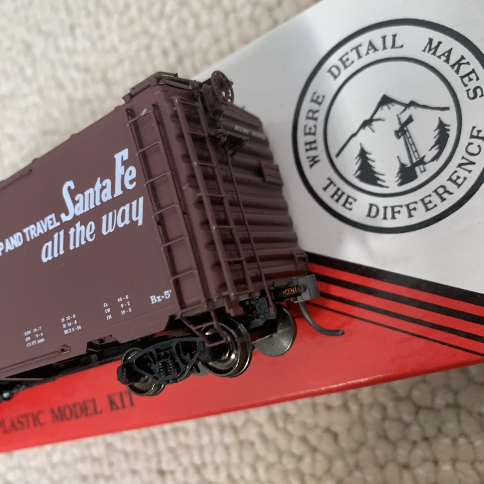 InterMountain Railway HO Santa Fe 40′ PS-1 Boxcar – LN! Assembled 🤩