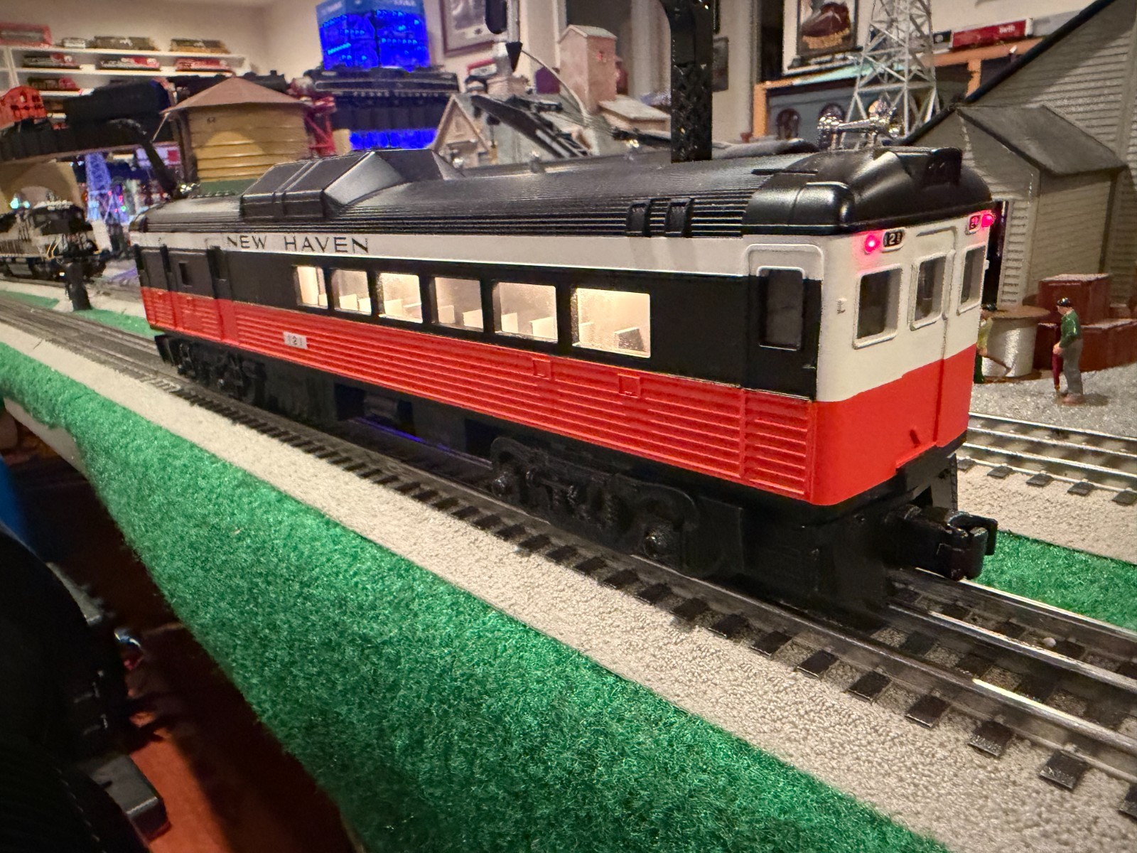 MTH 2231-1 and 2231-3 New Haven RDC 4 car set LN/No Boxes