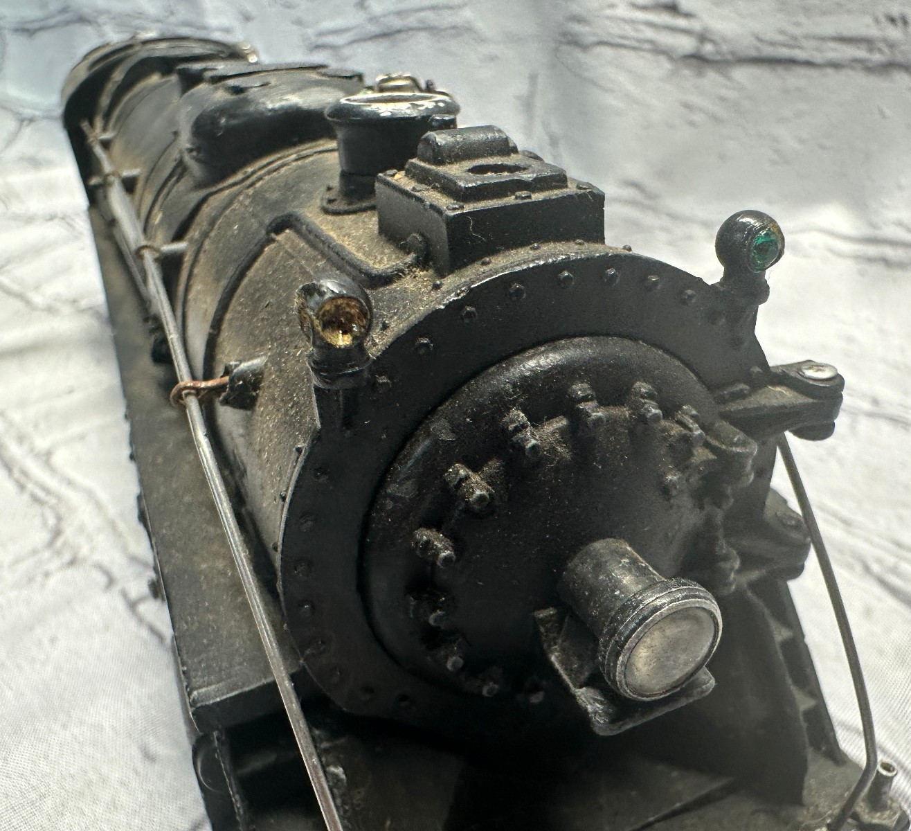 Vintag Lionel 736 Berkshire 2-8-4 Steam Locomotive Postwar O Gauge Black DieCast