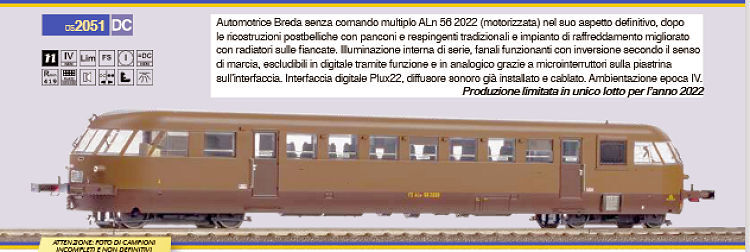 2051 Os.Kar HO Railcar ALn 56.2022 FS chestnut/isabella in era IV scale 1.87