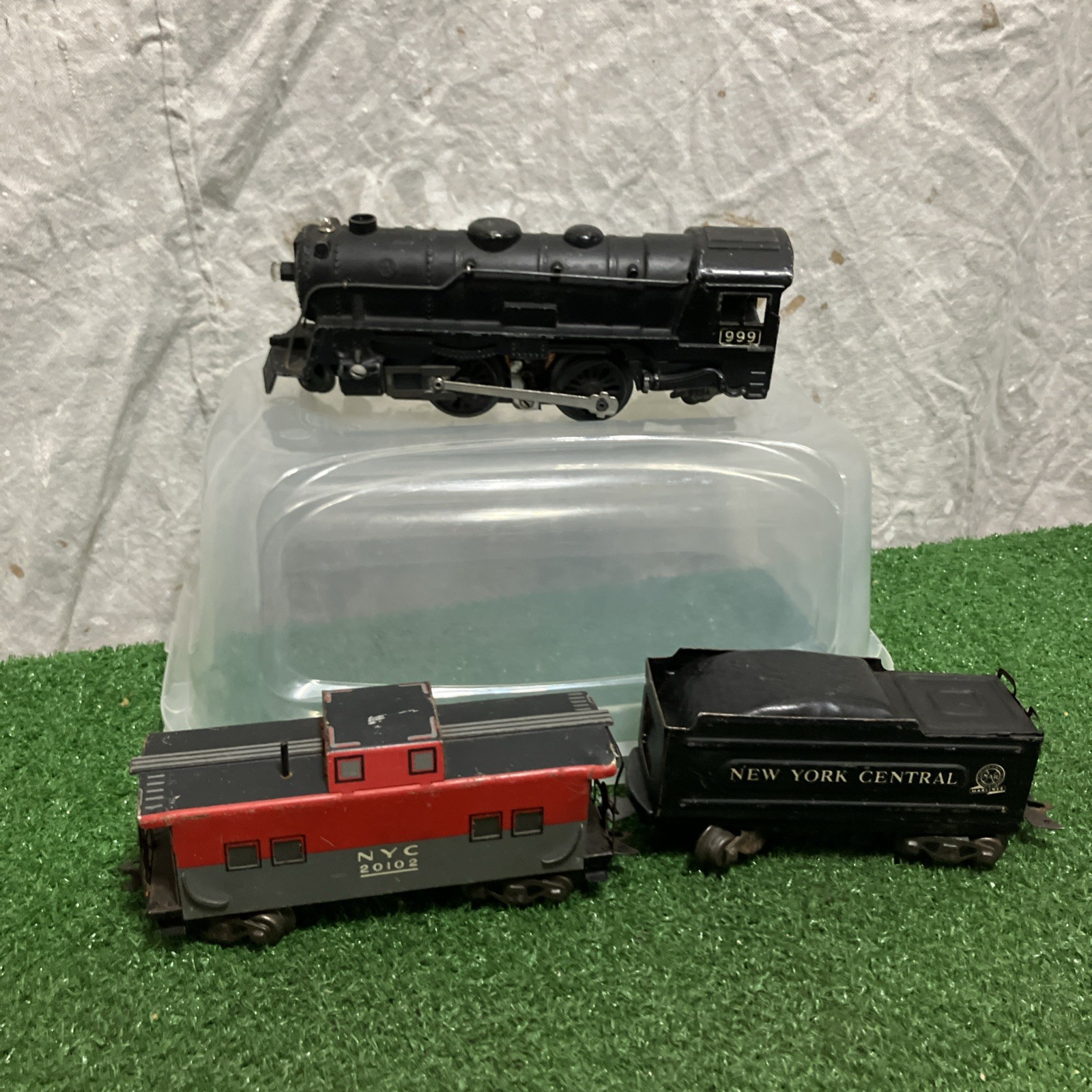 Marx 999 O Gauge 2-4-2 Steam Locomotive Tin Postwar Working Motor O27 Train C