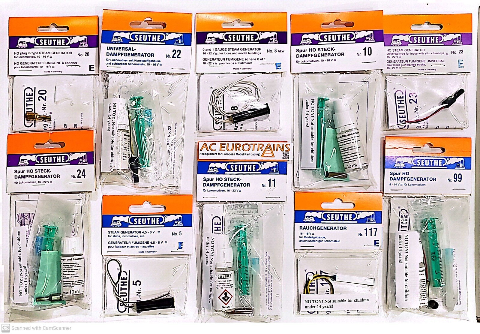 Seuthe Smoke Unit Steam Generator Kits- Quick Order – Retail Packaging