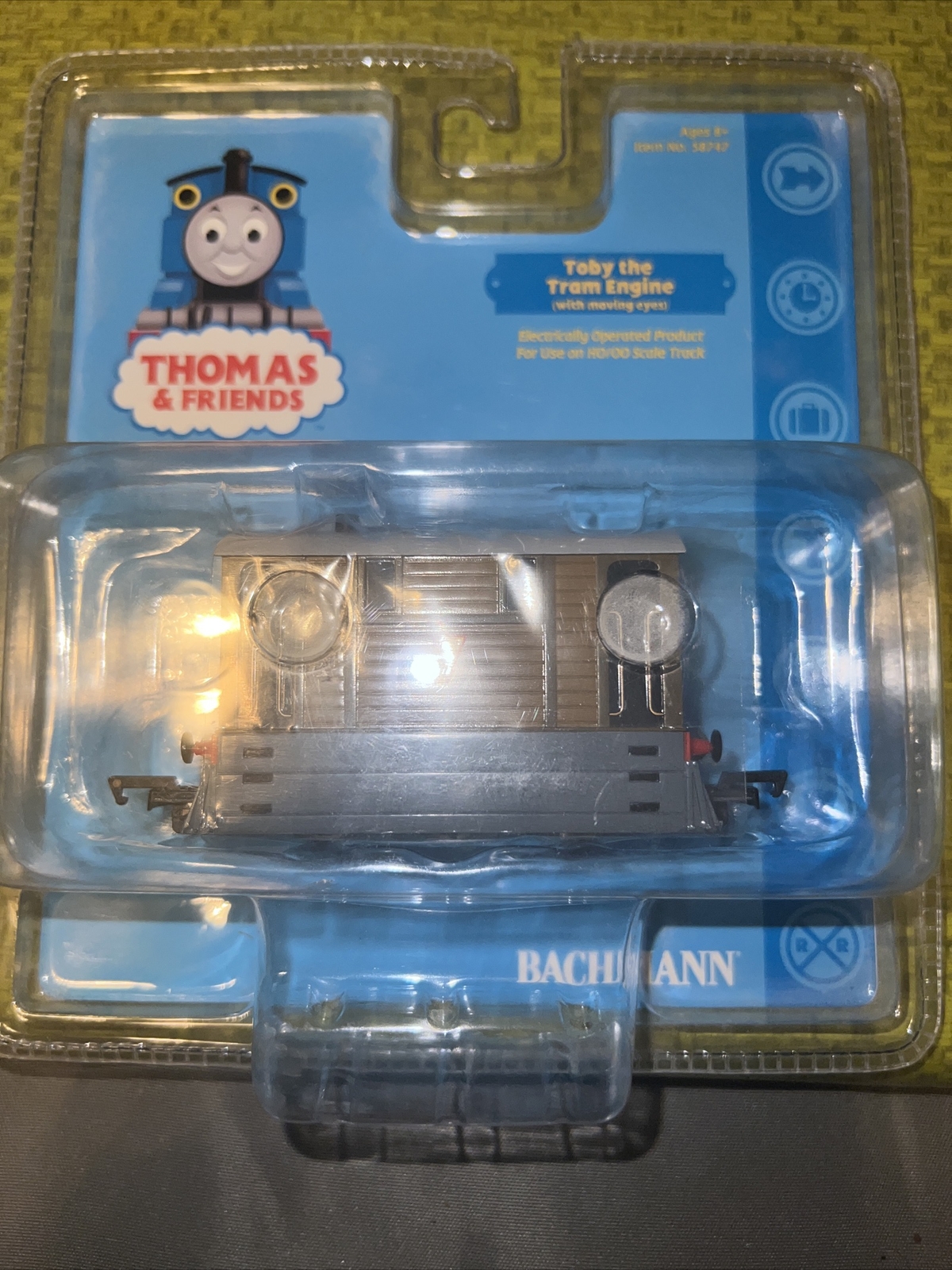 Bachmann HO Scale Thomas & Friends Toby The Tram Engine W/ Moving Eyes #58747