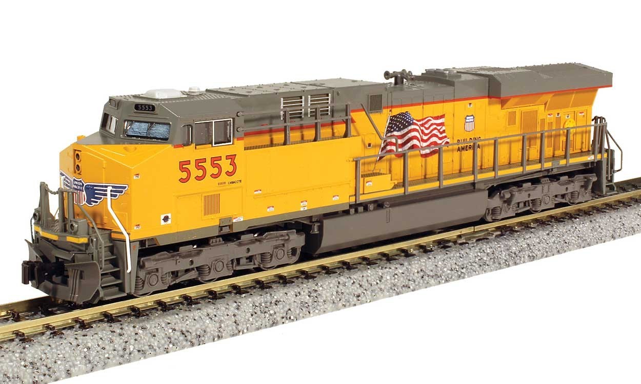 KATO 176-8955-DCC N SCALE UNION PACIFIC ES44AC FACTORY INSTALLED DCC RD#5553