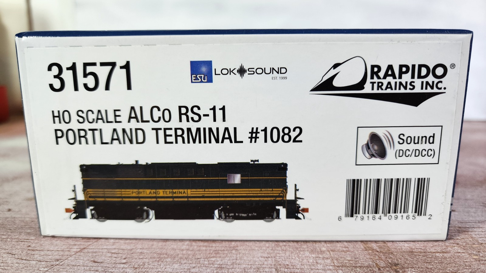 RAPIDO 31571 Portland Terminal RR ALCO RS-11 Diesel 1082 DC/DCC & LokSound HO