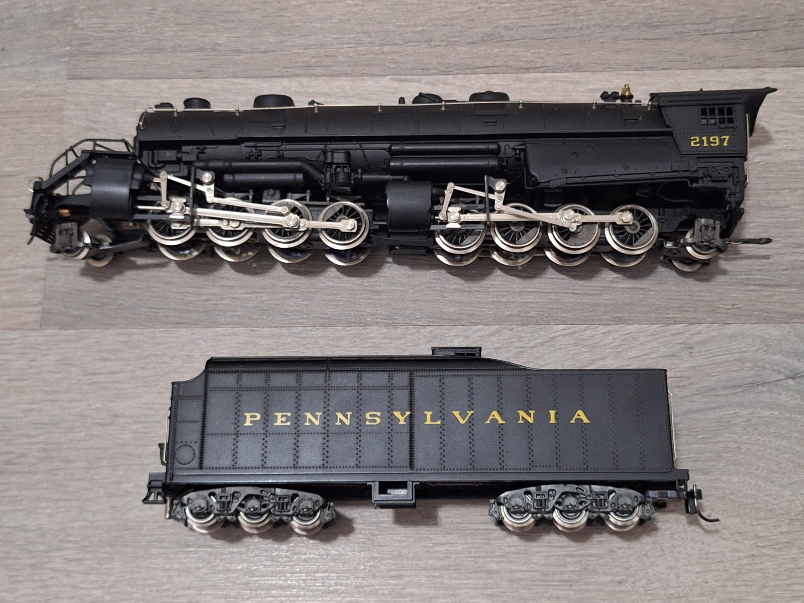 ⭐ RIVAROSSI HO SCALE PENNSYVANIA PRR 2-8-8-2 Y6B MALLET STEAM LOCOMOTIVE #2197 ⭐