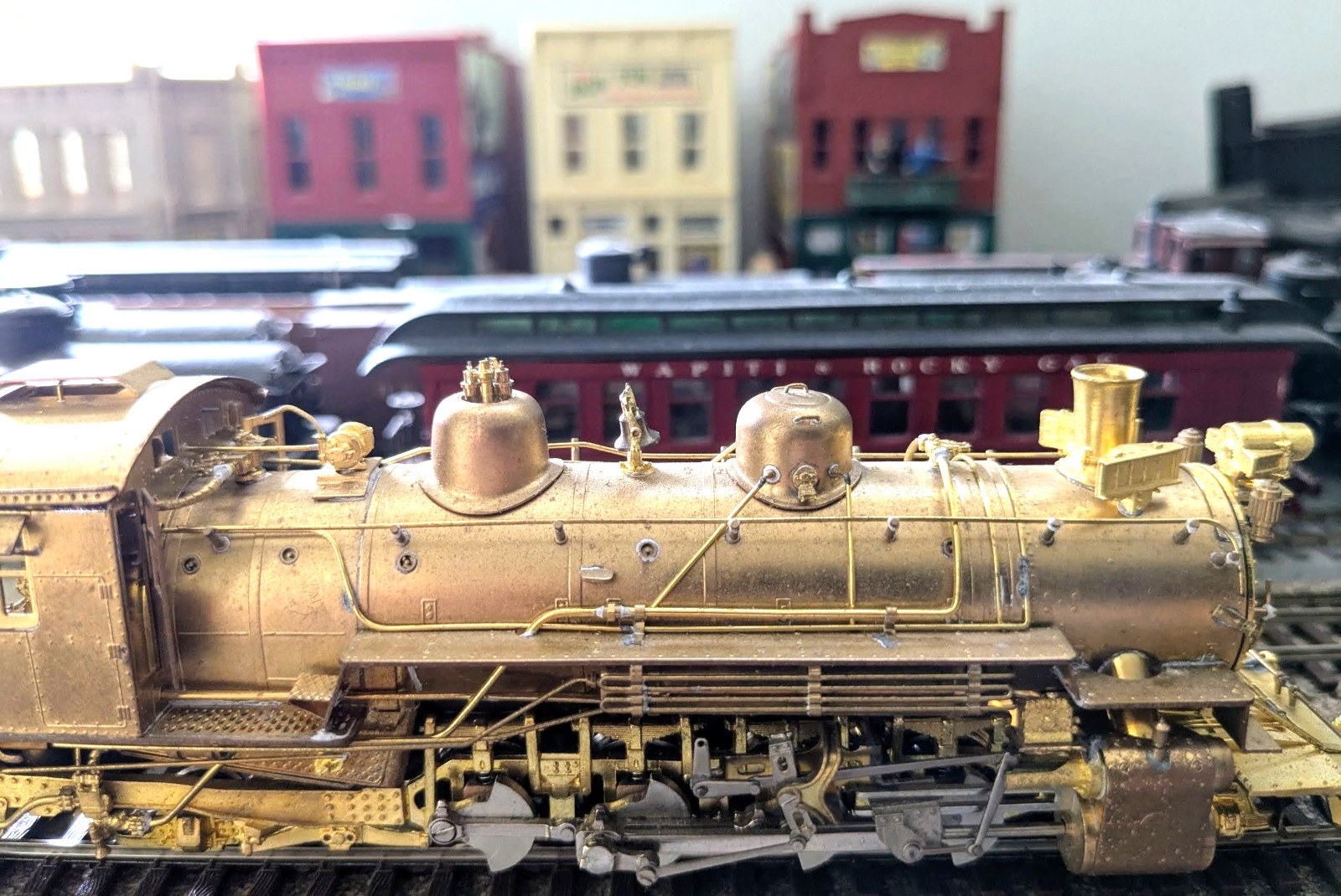 LNIB! BRASS D&RGW K-36 2-8-2 WESTSIDE HOn3 *FULL BACKHEAD *SNOW PLOW *RUNS G@@D!
