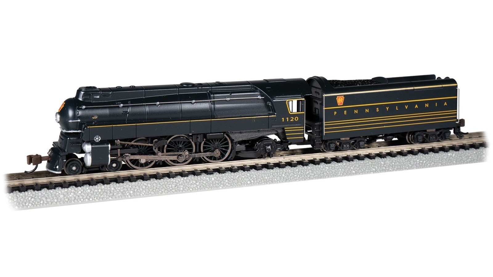 Bachmann N Scale PRR K4 Torpedo DCC & Econami Sound With Soundtraxx
