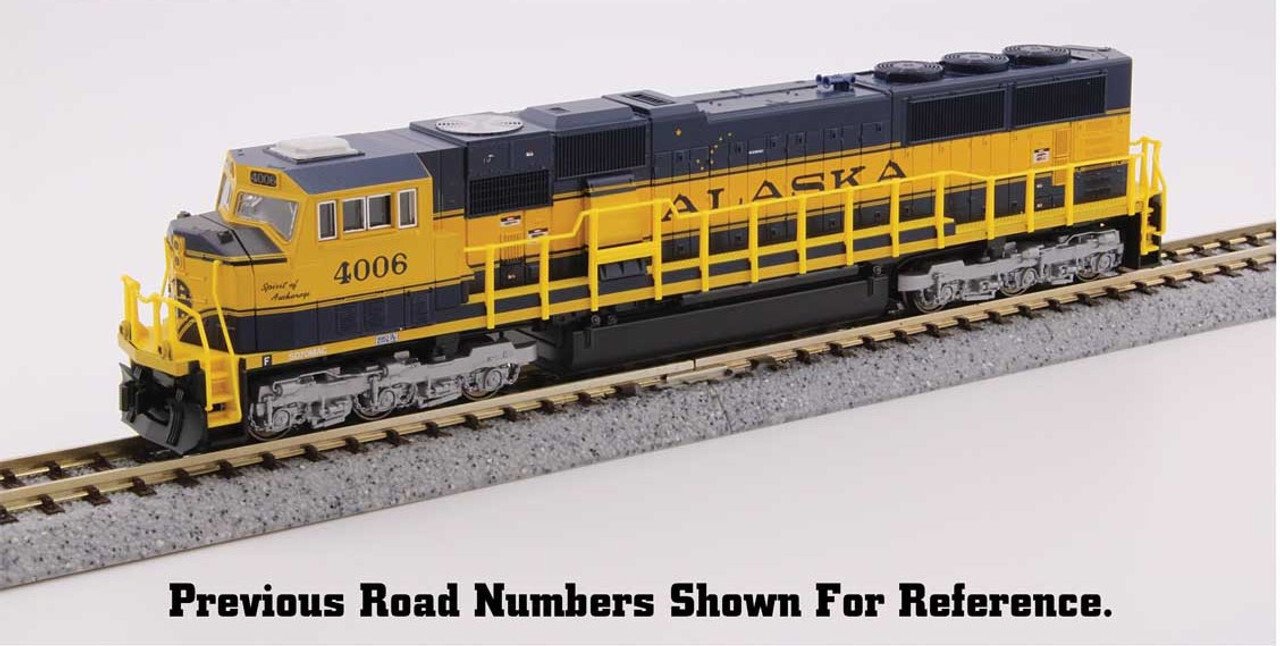 Kato N EMD SD70MAC Alaska ARR #4015 DC LED 1766411
