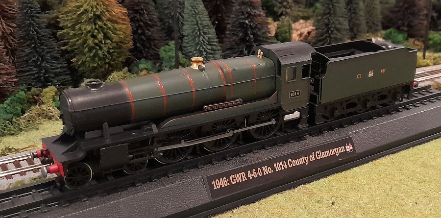 * 1/76 * Amercom * 1946 GWR County Of Glamorgan 4-6-0 No.1014 * + Magazine * #36