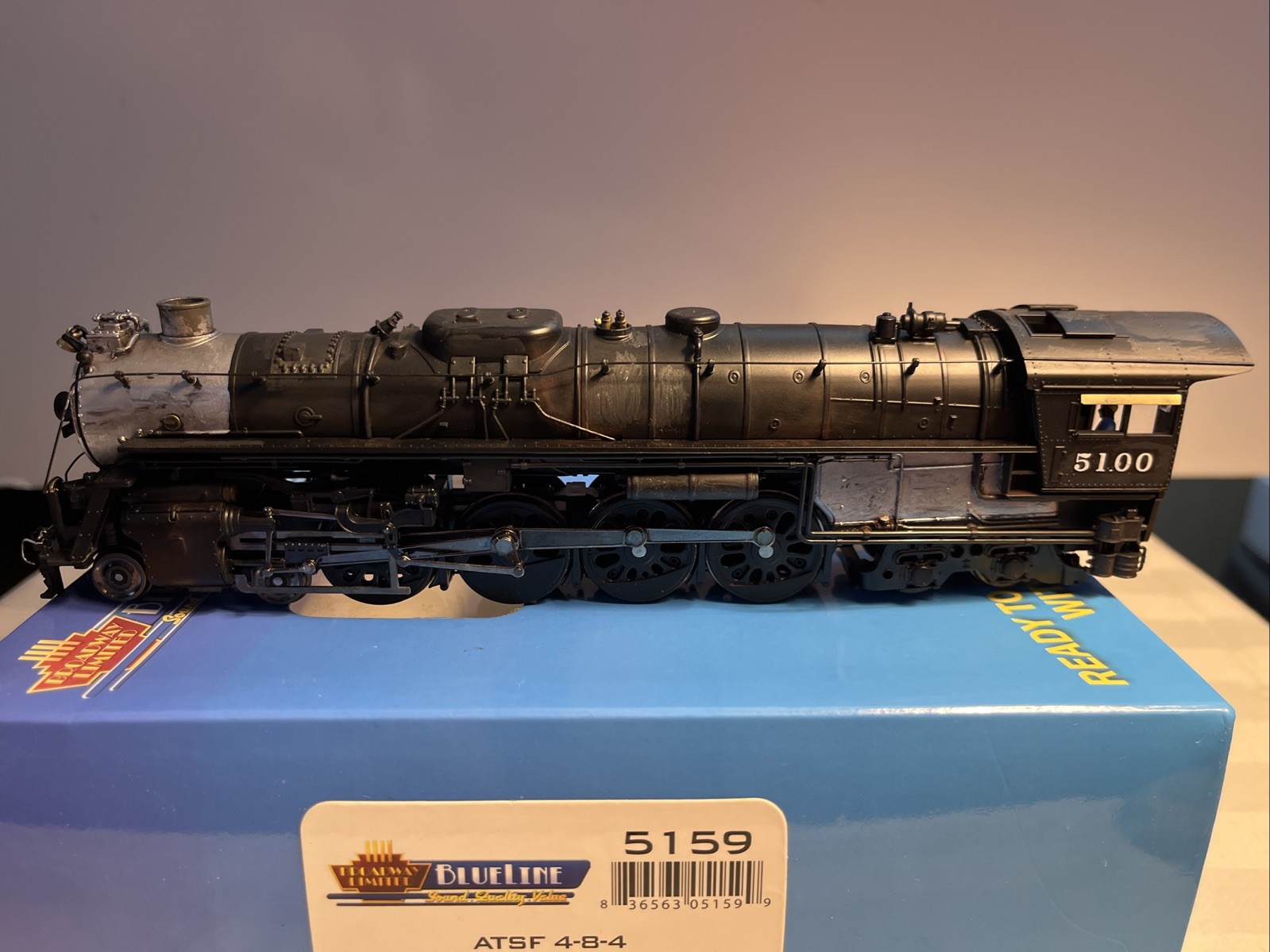 HO Scale Broadway Limited Rock Island 4-8-4 #5100 DCC/Sound TESTED CUSTOM PAINT