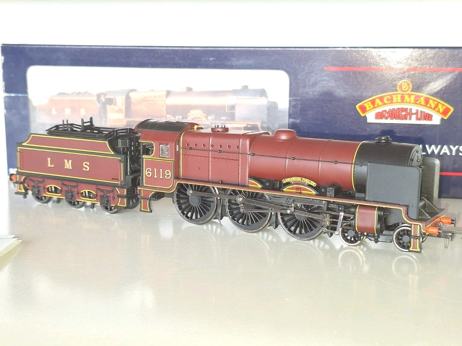 Bachmann 31 283 LMS #6119 Lancashire Fusilier. OO scale. 2 Rail DC analogue. Box