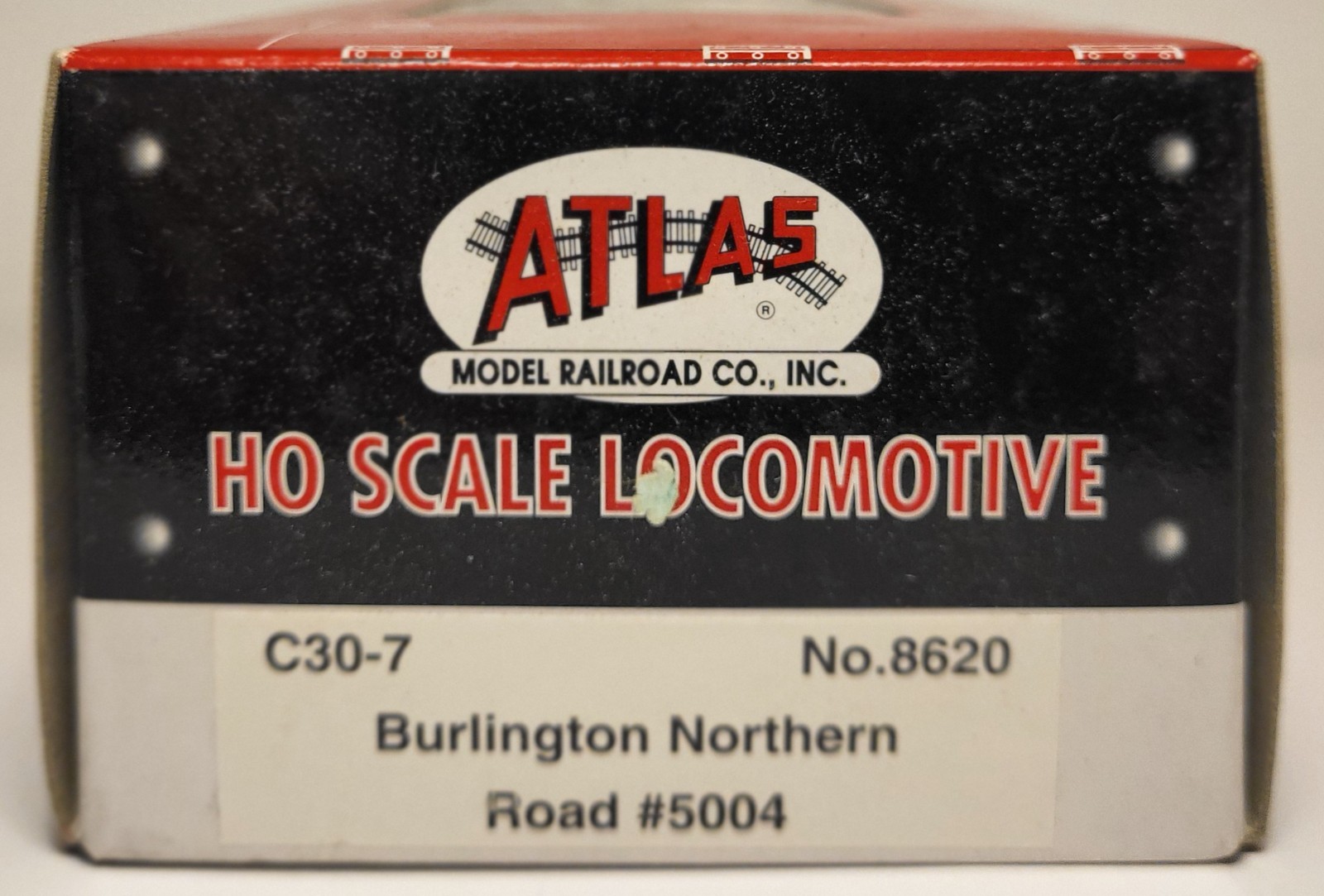 Atlas HO C30-7 Burlington Northern #5004 Diesel Locomotive – DC Analog C-10 NOS