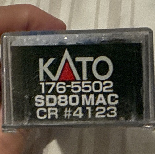 N SCALE KATO 176-5502 CR CONRAIL QUALITY EMD SD80MAC DIESEL #4123 Rapido NEW NIB