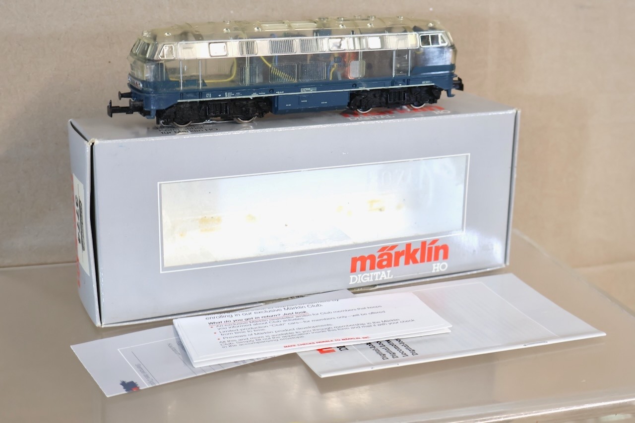 MARKLIN 3774 DIGITAL DB CLASS BR 216 127-1 DIESEL LOCOMOTIVE on