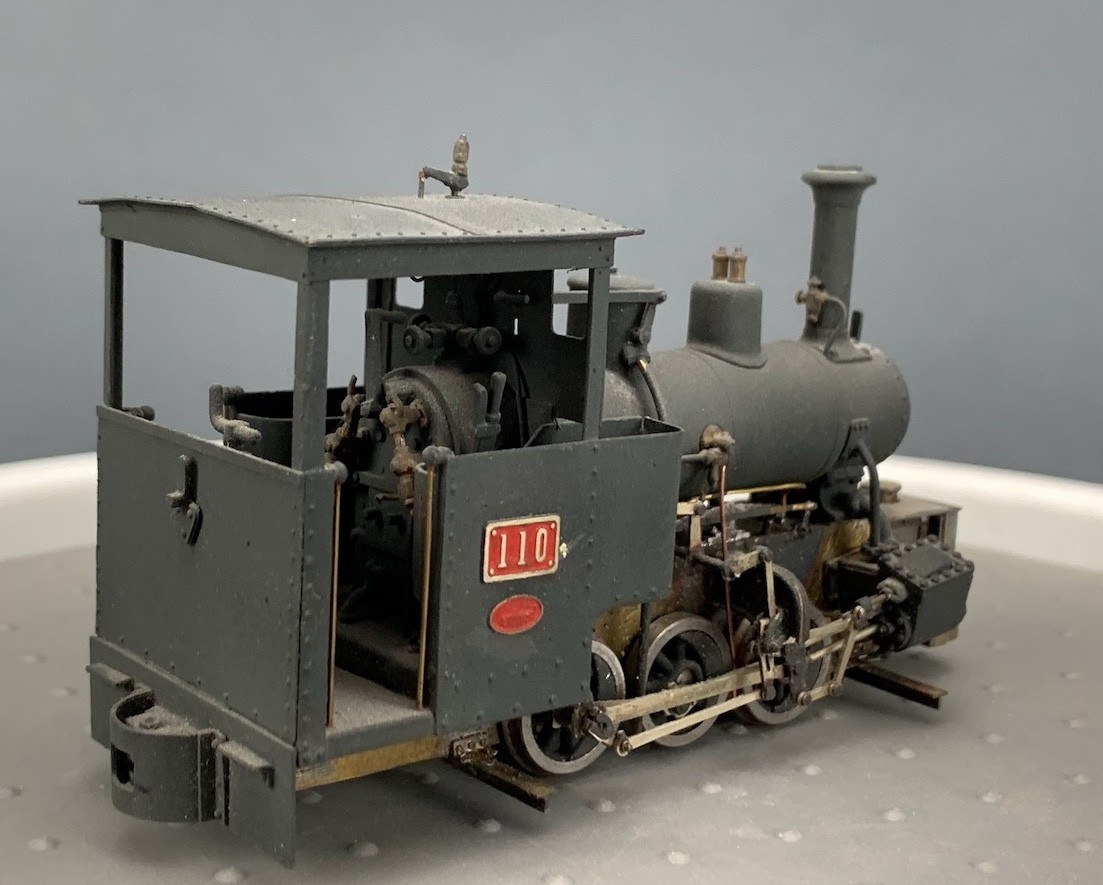 1:43 On2 Wrightlines Hudson Hudswell 0-6-0WT Steam Locomotive #110 JER O3401