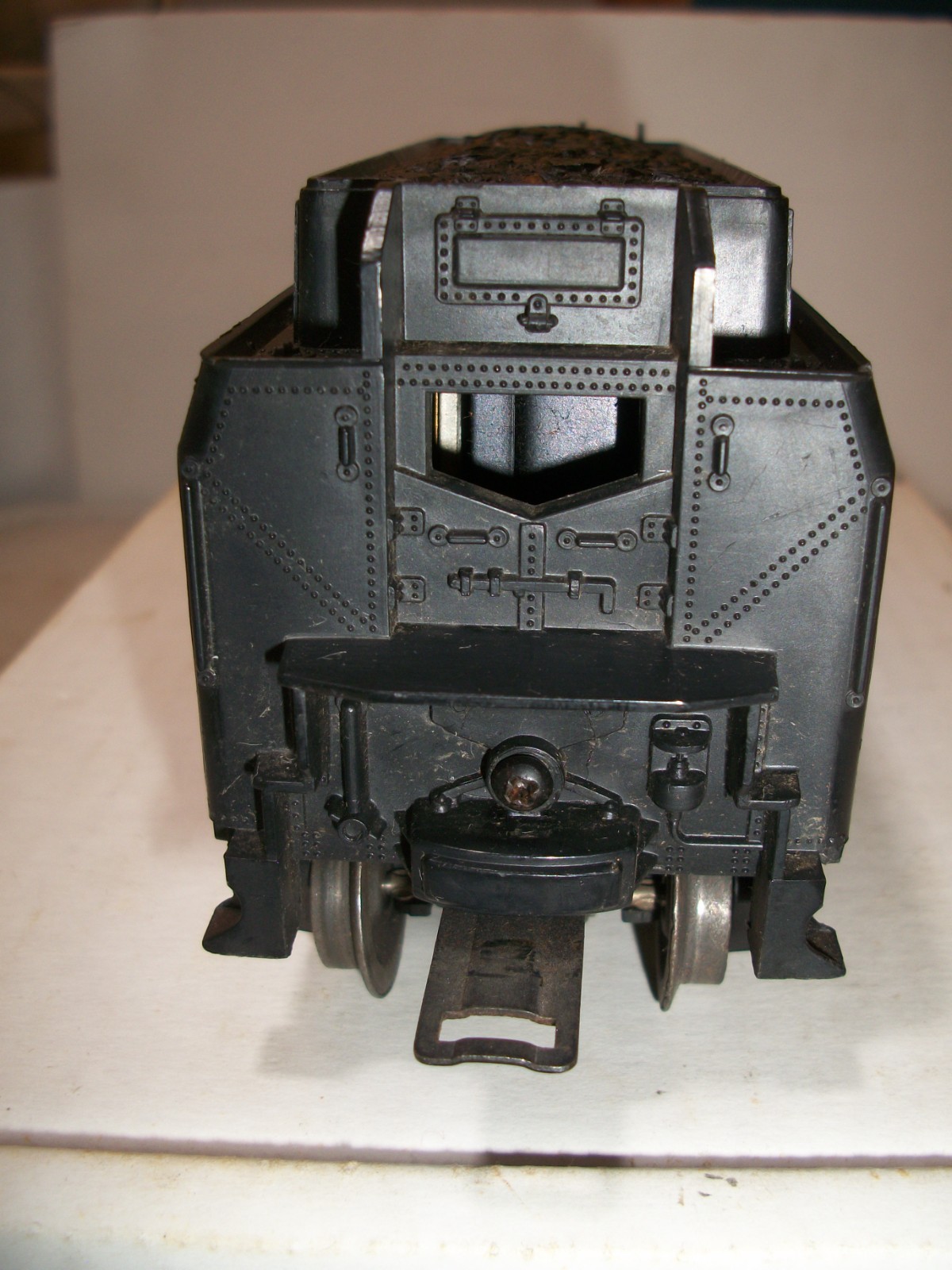 LIONEL CHESAPEAKE & OHIO O GAUGE WHISTLE COAL TENDER WORKS FINE