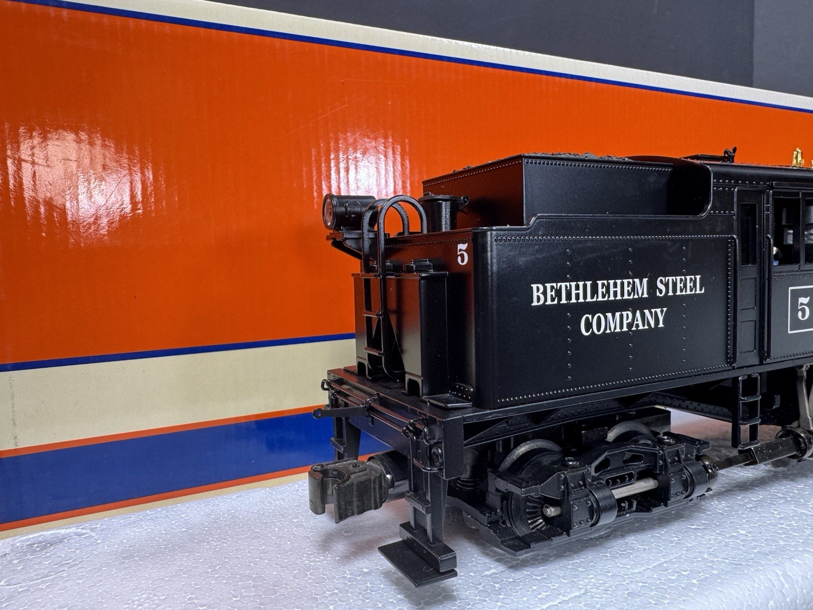 Lionel LEGACY 6-11369 Bethlehem Steel two-truck Shay steam engine #5 EX