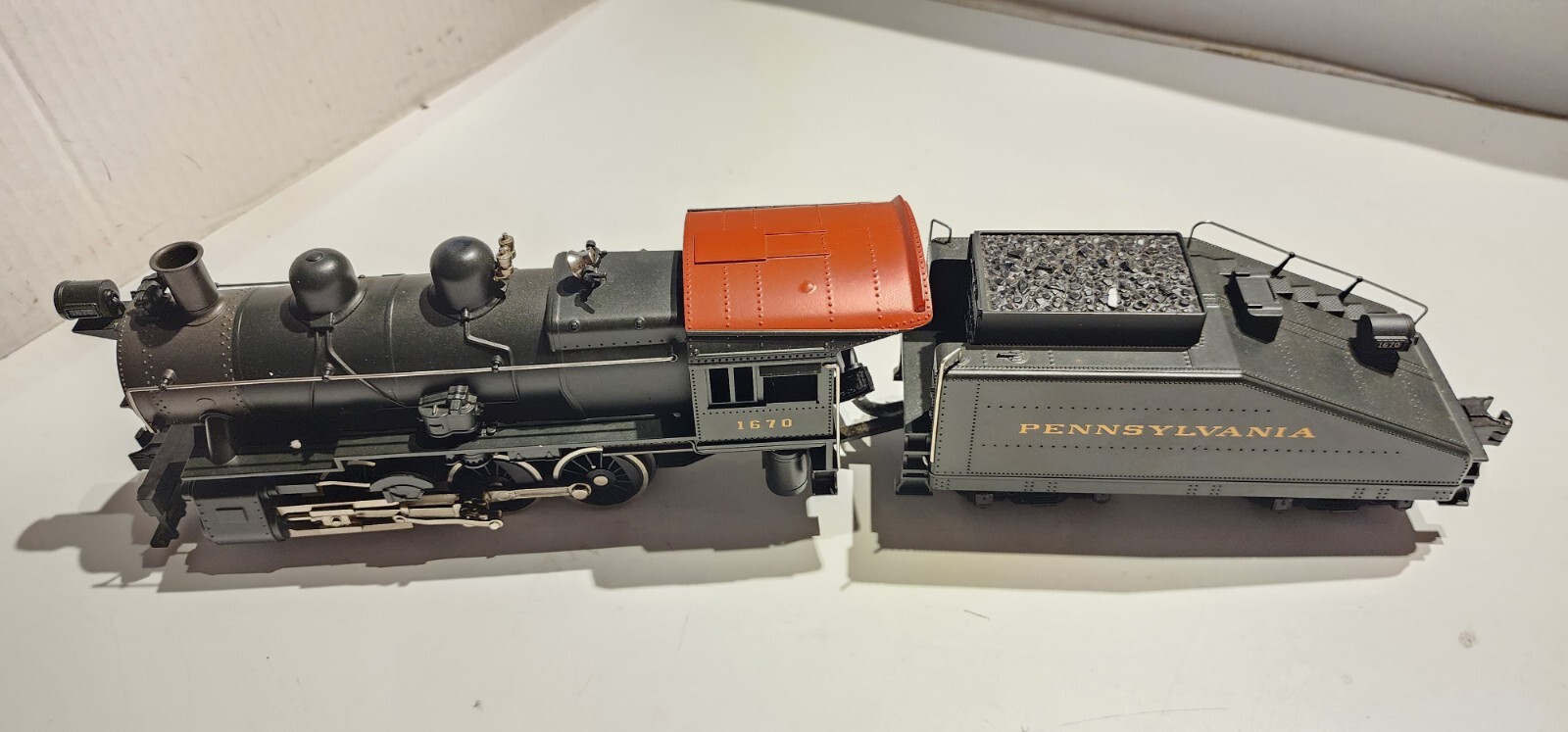 Railking By MTH O Scale 0-6-0 Switcher Steam Engine Pennsylvania #1670 PS 3.0