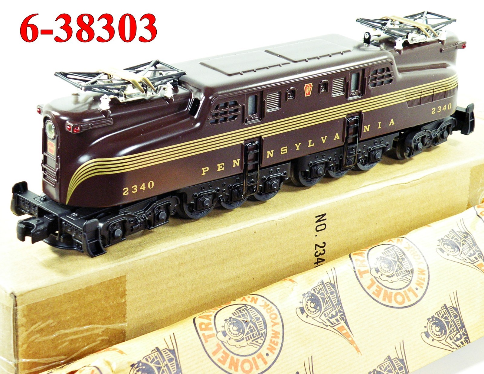 Lionel 6-38303 Pennsylvania GG-1 Tuscan 5-Stripe Conventional Classic 2008 NIB