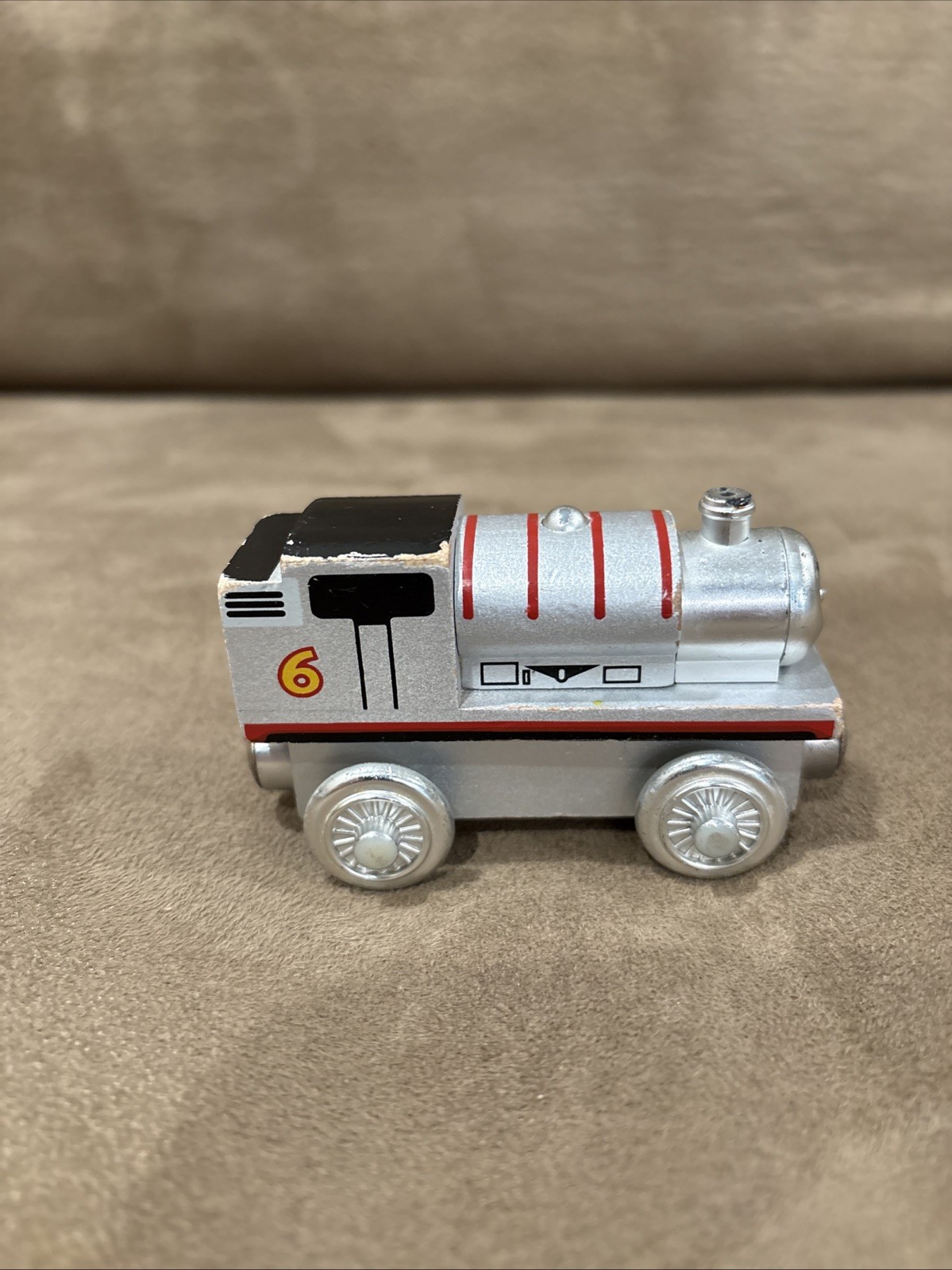 Thomas & Friends Wooden Railway Silver Percy 60 Year Limited Edition 2003