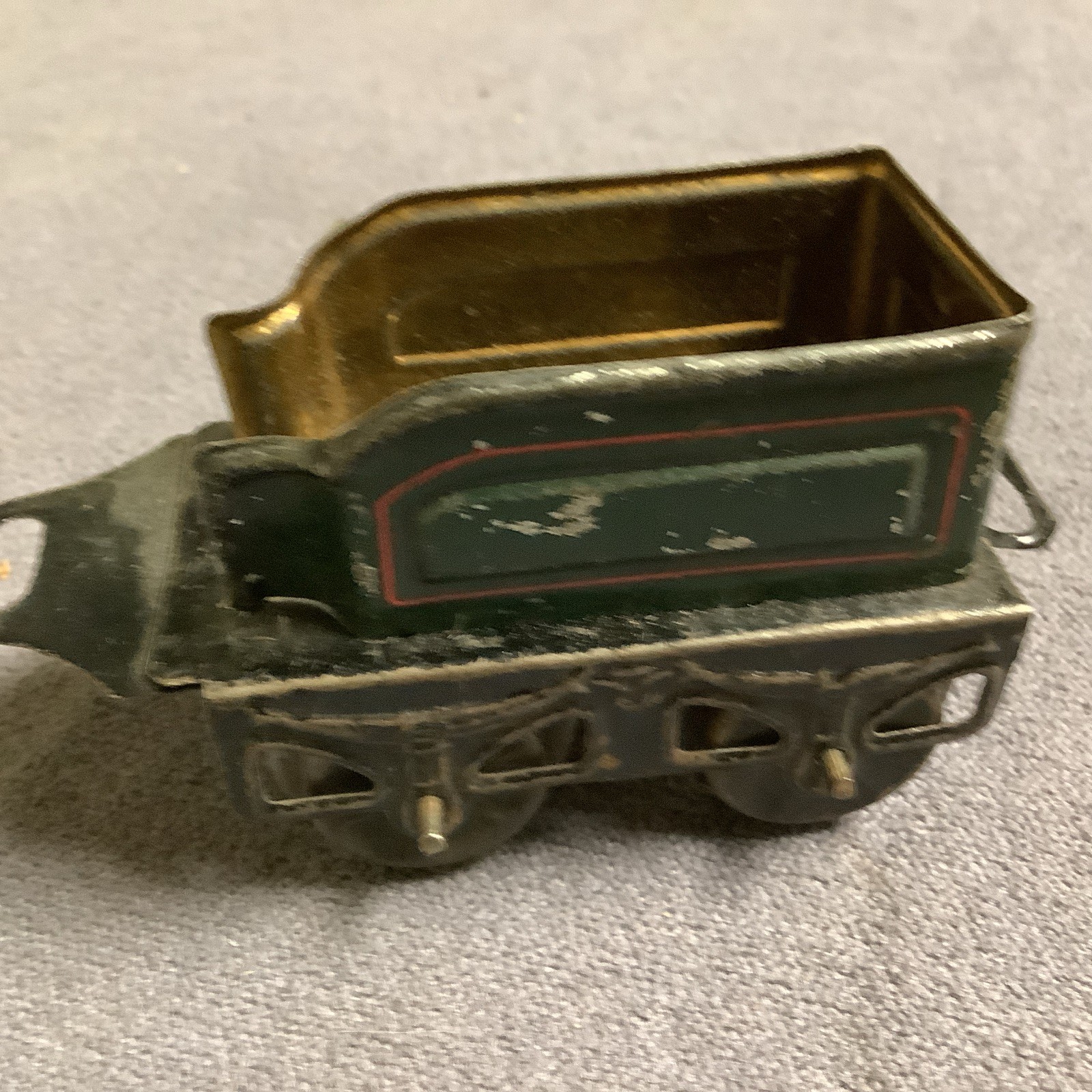 Vintage Karl Bub Clockwork Locomotive And Tender O Gauge Used Tested