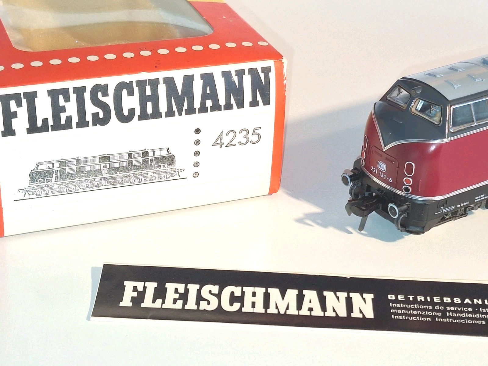 Fleischmann 4235 DB 221 Cl. Loco. New Old Stock. Mint Cond. Boxed. HO. 2 rail DC