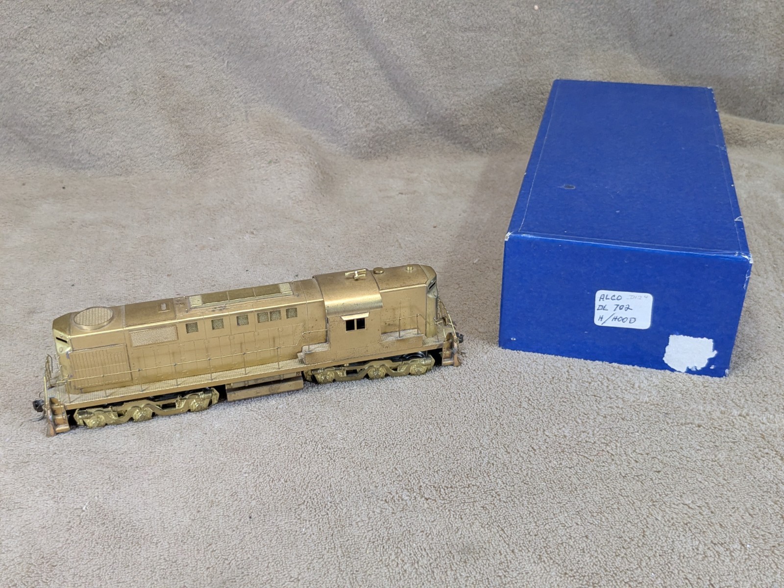 ALCO Models Brass DL-702 Diesel Locomotive HO Scale High Hood D-124