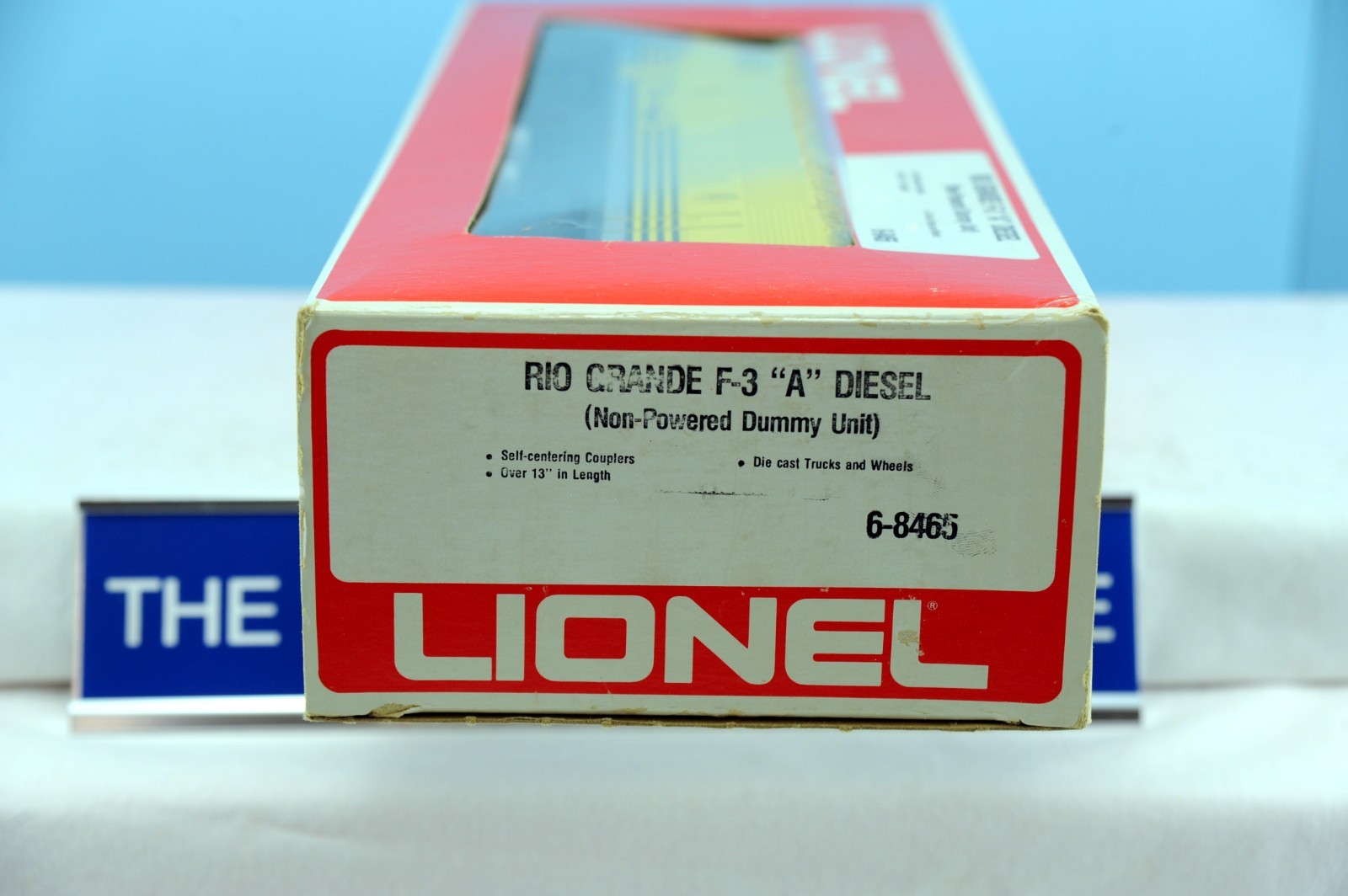 LIONEL 8465 RIO GRANDE F-3 A DIESEL NON-POWERED DUMMY UNIT. TESTED. NEW IN BOX.