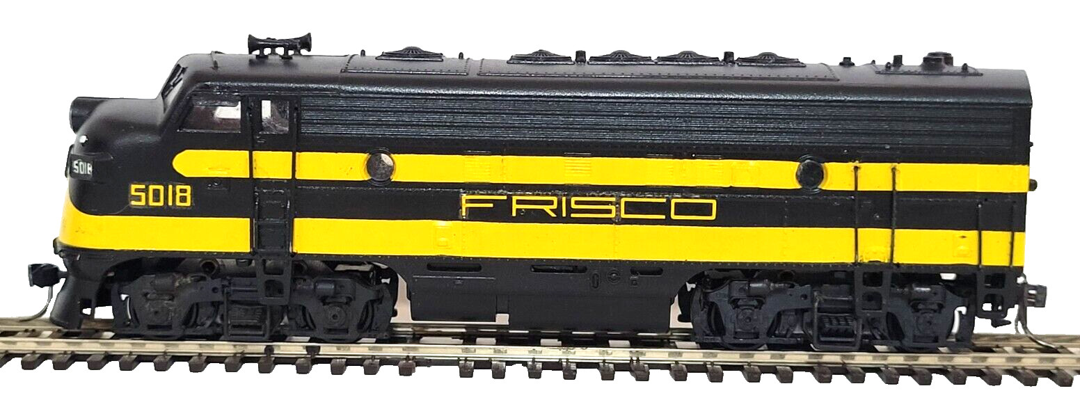 Athearn Custom Painted Frisco HO F7A #5009 Powered & 5018 Dummy NEW OTHER Tested