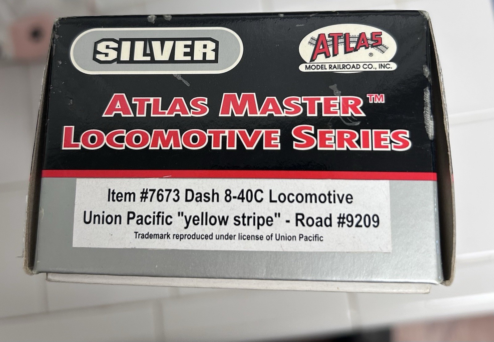 Atlas “Silver” HO GE C40-8 Dash 8-40C Union Pacific UP #9209 DC LED