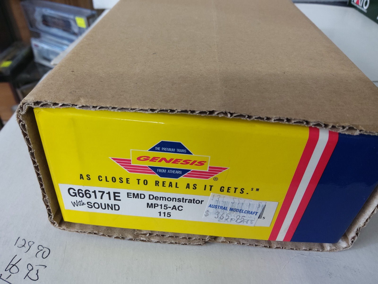 HO Scale Athearn Genesis 66171E EMD DEMONSTRATOR WITH SOUND NUMBER 115