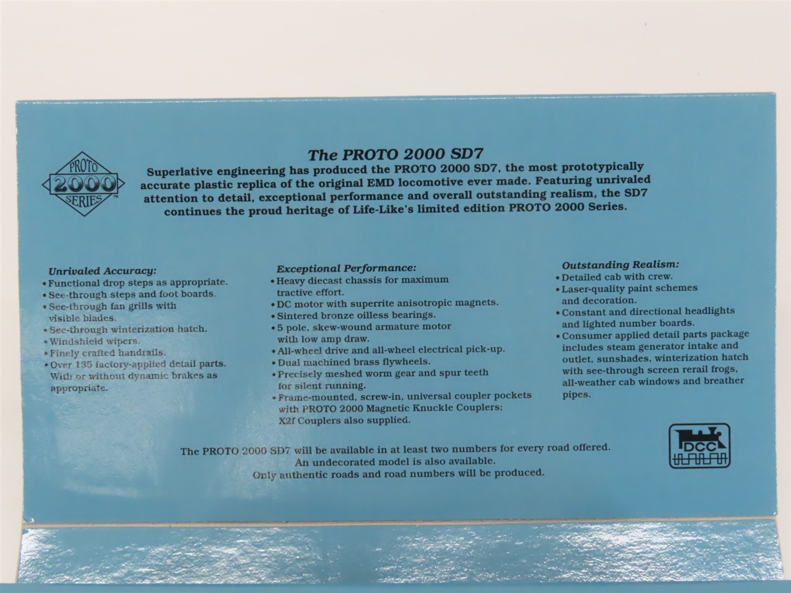 HO Scale Proto 2000 30146 SP Southern Pacific SD7 Diesel Locomotive #5317