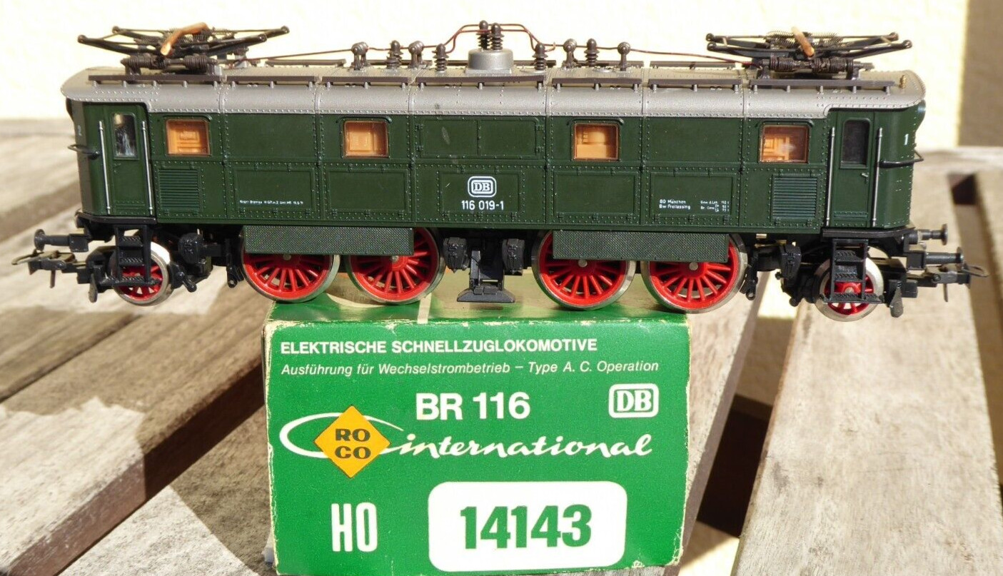 Roco 14143 H0 3-Leiter Direct Current Dc Locomotive Br 116 019-1 DB Epoch 4