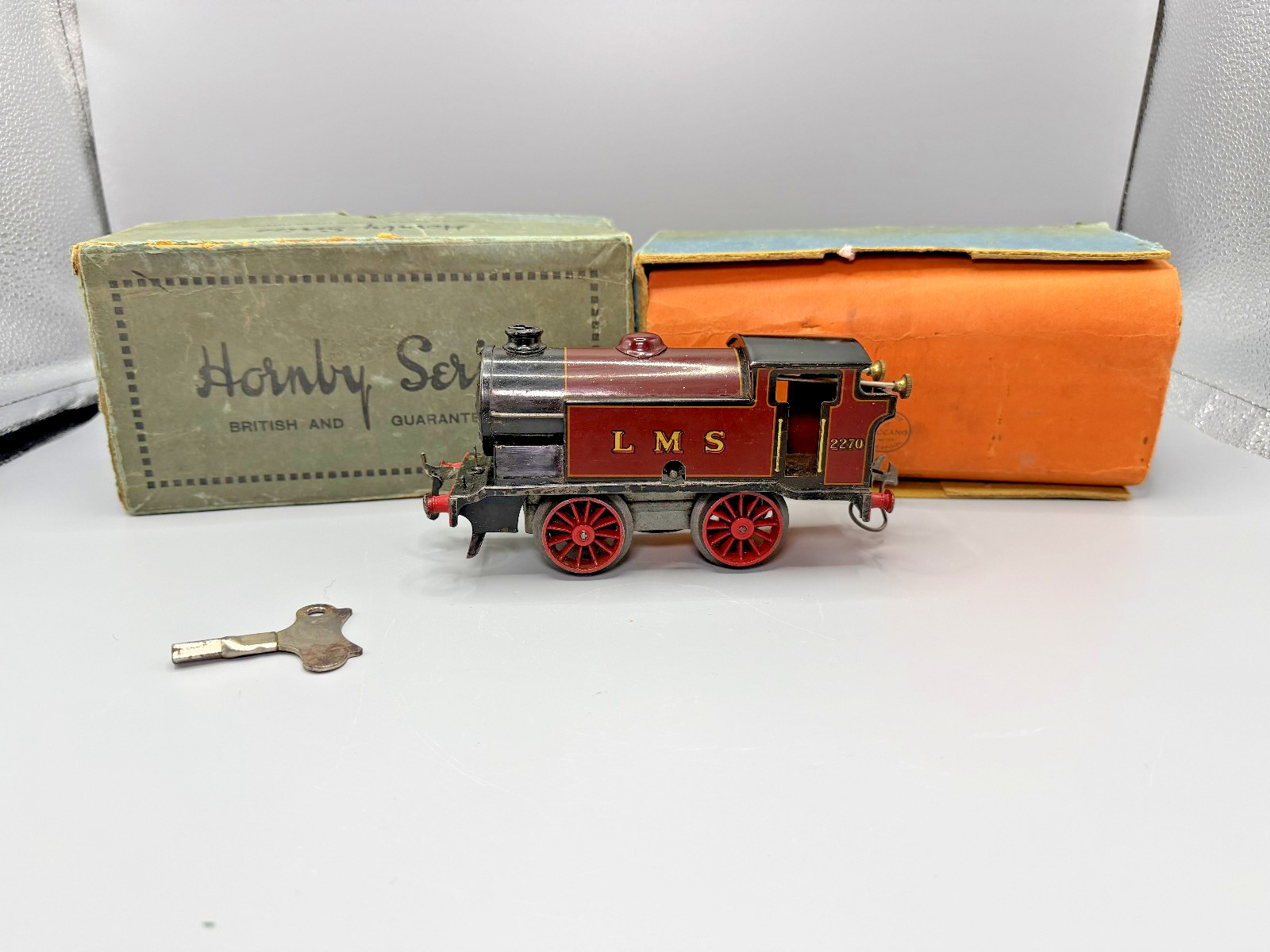 Vintage Hornby Series O Gauge LMS No. 2270 M3 Tank Locomotive Clockwork Train