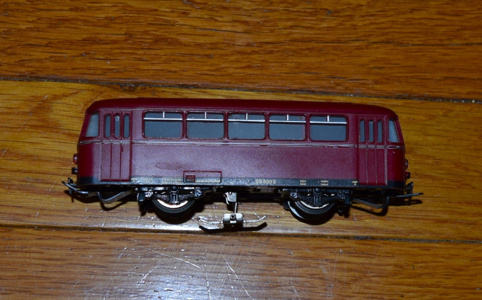 Vtg Marklin HO Scale POWERED DB800 B Railbus Trailer 3-Rail Car W. Germany