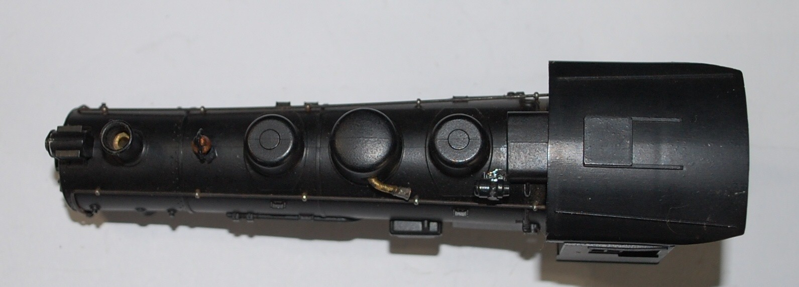 HO Scale Steam Locomotive body shell, mfgr. unknown