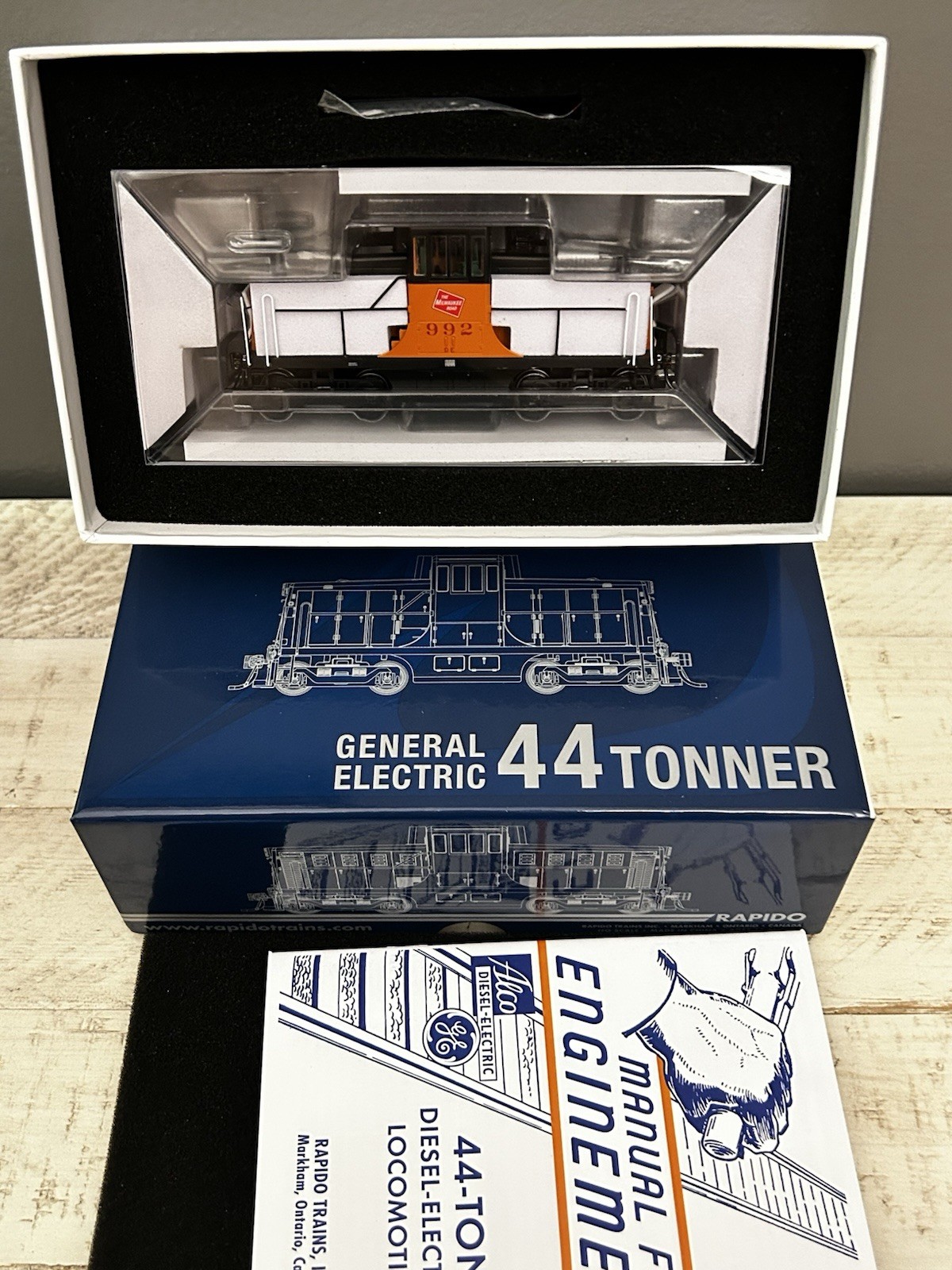Rapido HO Scale GE 44 Tonner Milwaukee Road #992 DC Only—48010