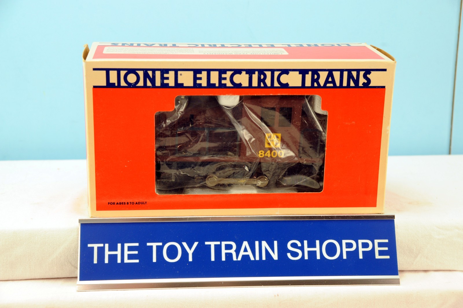 LIONEL 18400 SANTA FE MOTORIZED ROTARY SNOWPLOW W ROTATING FAN. TESTED. NEW IB.