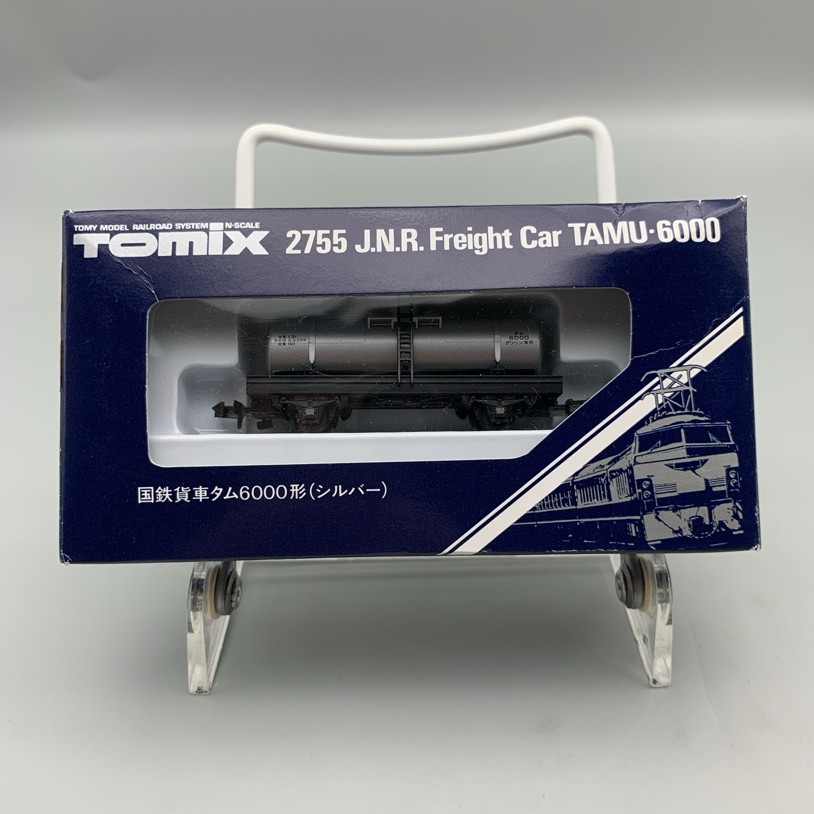 Vintage Tomix 2755 JNR Freight Car TAMU 6000 Silver N Gauge Japan RARE