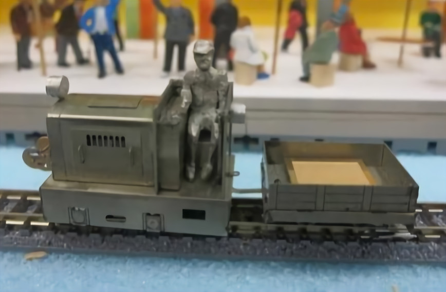 0n18 Scale PH Open Cab Diesel Locomotive, Freight Wagon Kit Narrow Gauge On18/O9