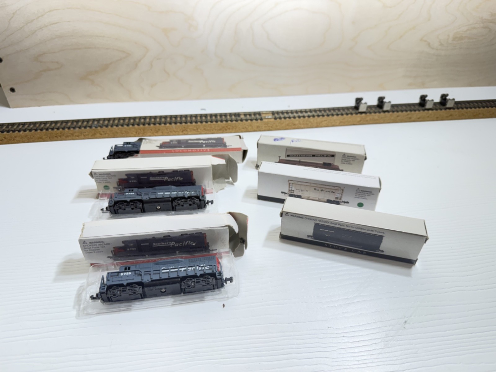 Lot of 6 High Speed Metal Products Southern Pacific Locomotive Model Train