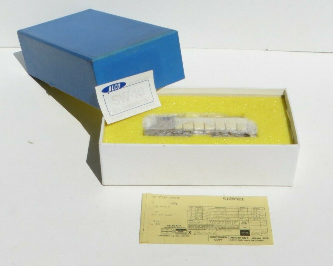 Vintage Brass Alco SW-10 Conversion Union Pacific Switcher NEW